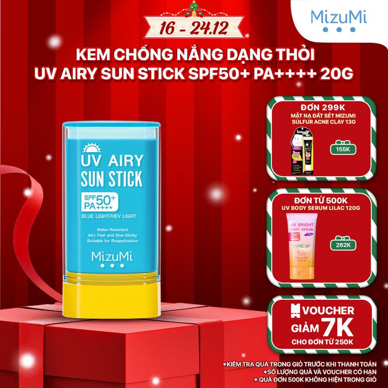  Kem chống nắng dạng thỏi MizuMi UV Airy Sun Stick SPF50+ PA++++ 20g 