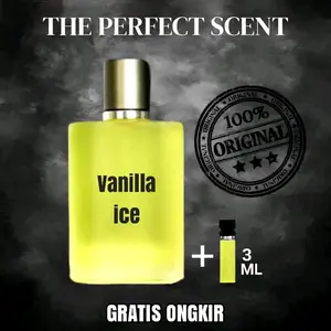 PROMO Khusus Hari ini Beli 1 Gratis 1 Parfume 35ml + 3ml Parfume Wangi Vanilla ice Aroma Segar Mewah Lembut Parfume Pria Wanita Tahan Lama 35ml Eau De Parfume