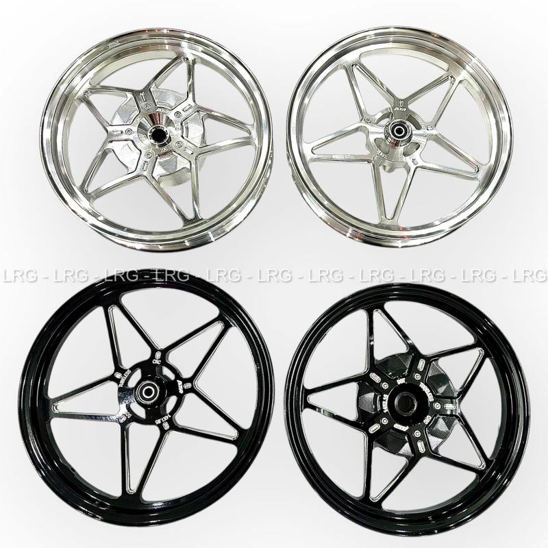 Mâm ATR CNC NGÔI SAO VARIO VISION AB Có Phủ Bóng Chính Hãng Công Ty Size 1.85-2.15 4 Lỗ Trước Cực Kì Đẹp Full Bạc Đạn Ống Chỉ,Phụ Tùng Phụ Kiện Xe Máy