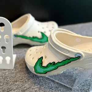 Pin Accesories Sandal Samping Motif Api untuk Hiasan Sandal Bapau Pria dan Wanita 3d print