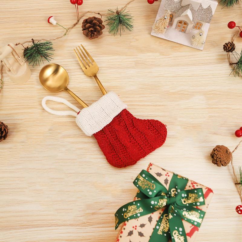 Product Introduction of Tất Dệt Kim, Đồ Trang Trí Giáng Sinh, Tất Treo Cây Thông Noel, Tất Giáng Sinh Mini, Mặt Dây Chuyền 27