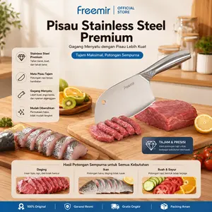 [AF] freemir Pisau Stainless Steel Serbaguna Untuk Mengiris Pemotong Tulang Daging dan Buah Kitchenware Knives Cookware