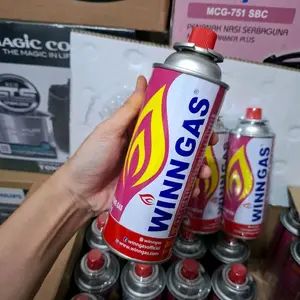 GAS KALENG MINI WINNGAS UNTUK KOMPOR PORTABLE DAN FLAMEGUN