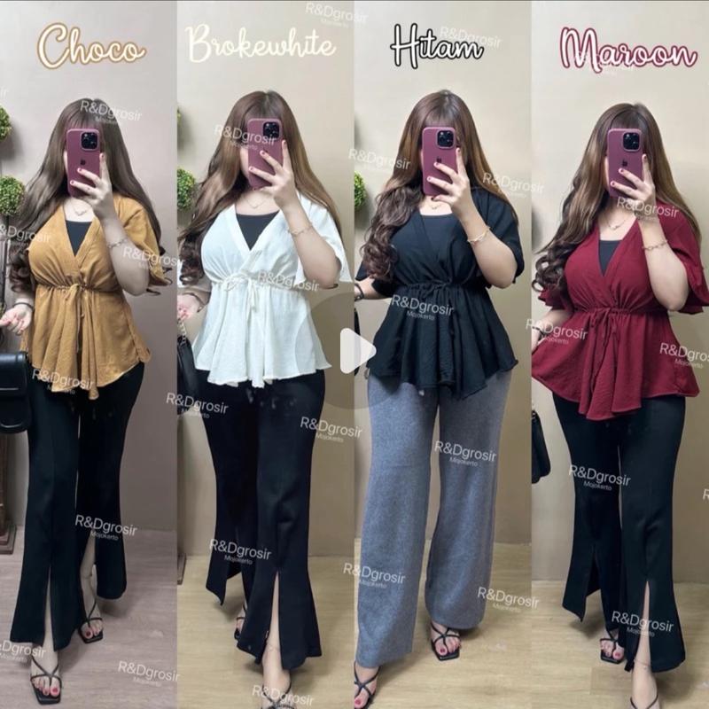 Cessie Blouse atasan Crinkle 2