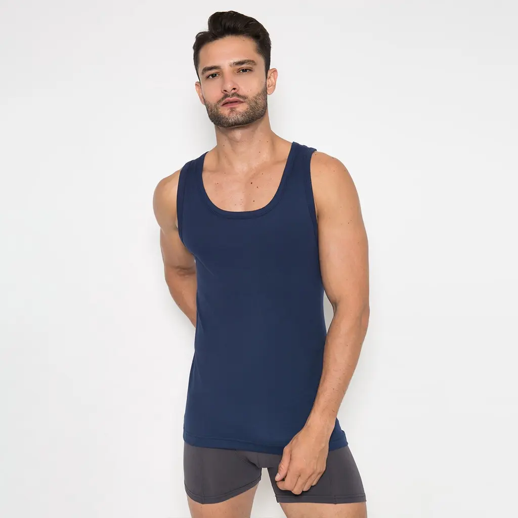 LGS - Innerwear - Pakaian Dalam Pria - Paket 1- Tank Top - LETS.003.222.NV.7C