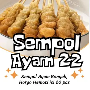 Sempol ayam filet d jamin nagih apalagi d campur dengan saos racikan