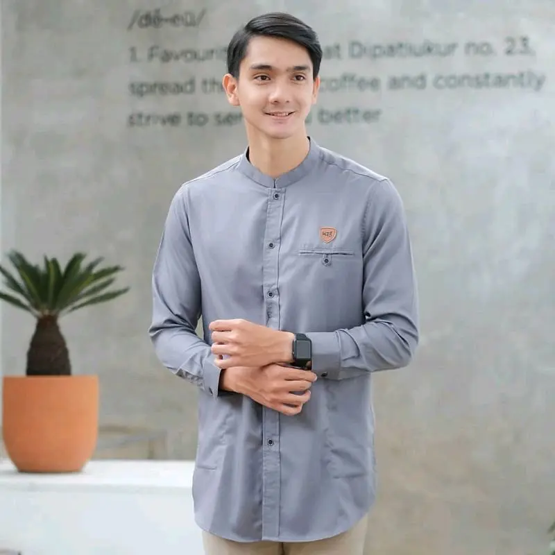 Baju Muslim Koko Kurta Lengan Panjang Premium untuk Pria - Remaja, Dewasa, Atasan 4