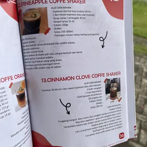 Buku kumpulan resep kopi & nonkopi kekinian Hard Cover Recipes Hard Cover by mentorkopi