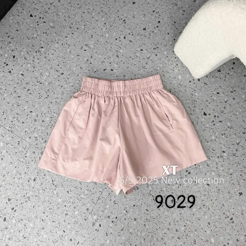 QUẦN SOOC NỮ KAKI ( không bóng) CẠP CHUN CÓ TÚI MẶC HÈ CHẤT THOÁNG MÁT PHÙ HỢP CÂN NẶNG 40-70KG MÙA HÈ 2025 3