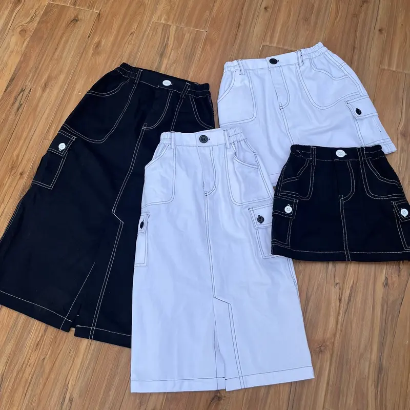 Keenanthi Rok Cargo Mezi List Kids / Rok Cargo List Anak Fashion 1