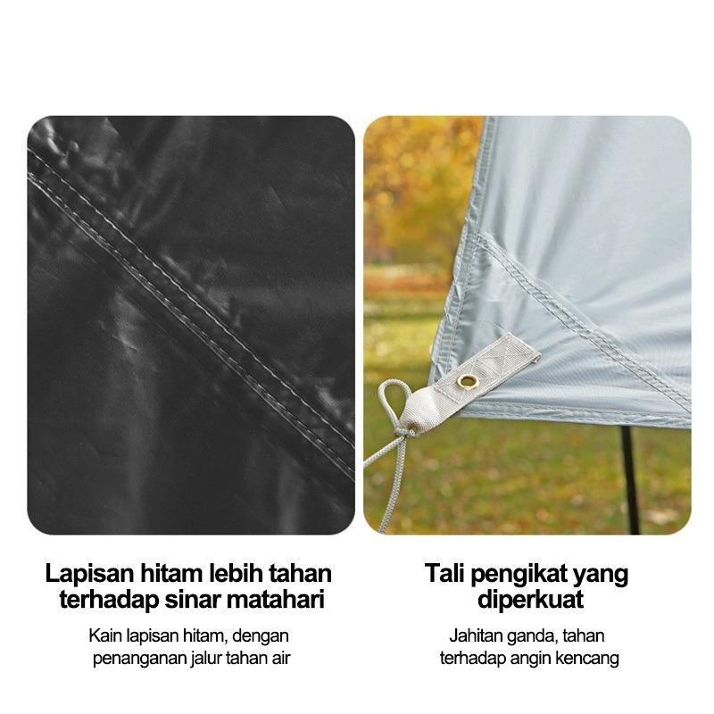 Product Introduction of Set Lengkap Tenda Luar Ruangan Tenda Kubah 3X4.5 Penutup Tenda Tahan UV dan Tahan Air/3X3M Penutup Tenda Waterproof tarptent 31