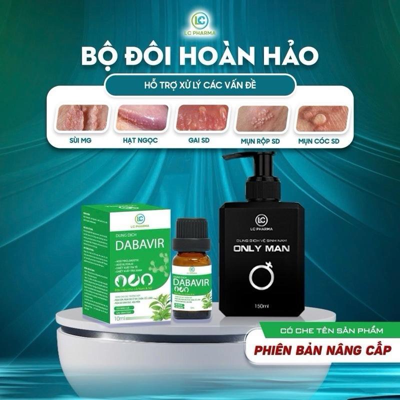  Combo ddvs nam + chấm rụng hạt ngọc nốt sùi MG TCA DABAVIR - Hỗ trợ cải thiện nốt mụn liti Gai SD.... 