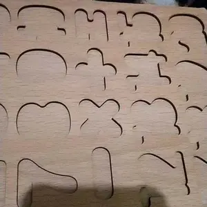 KOI STORE 20CM Mainan Anak Geometry Huruf Angka Bentuk Puzzle Edukasi Anak Bayi Perempuan Laki 2/3/4 Tahun ABC/Nomor/Grafis Edukasi  Puzzle Kayu Anak Mainan