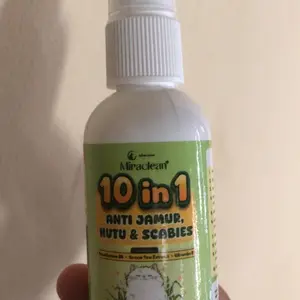 Olive Care 10 in 1 ALL SKIN SOLUTION Anti Kutu, Anti Jamur, Anti Scabies, Anti Bakteri, Spray Luka, Ringworm, Ketombe, Gatal, Ruam Merah, Masalah Kulit, Vitamin Bulu, Dry Shampo, Fungsi Mandi Wangi Instan, Parfum Kucing & Hair Mist Miraclean