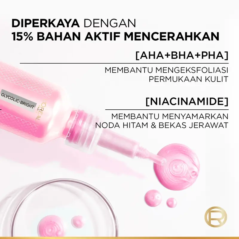 L'Oreal Paris Glycolic Bright Anti Dark Exfoliant Peel 4