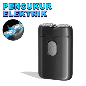 Alat Cukur Elektrik Shaver Mini USB Micro Alat Pencukur Jenggot Kumis Waterproof Alat Pencukur Listrik Portable Kuas Mini -TX-1 Pria