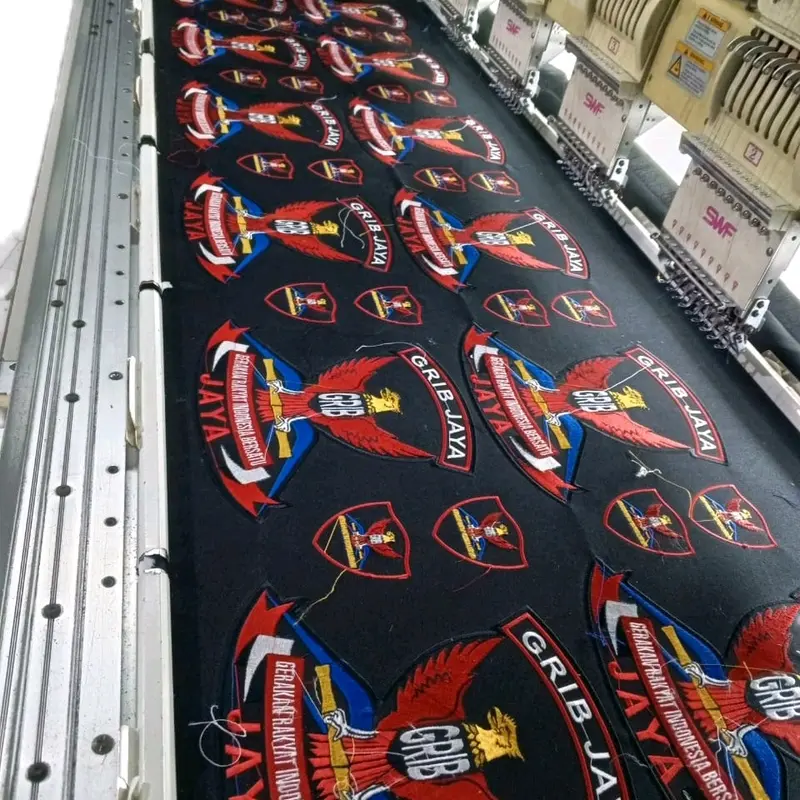 BORDIR ATRIBUT KUMPLIT GRIB JAYA 1 SET Hitam 1