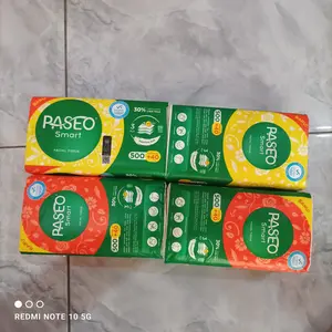 Paseo Tisu Paseo 540shett 3ply Paket 4pack Smart Facial Tissue 500 Lembar Plus 40 Bonus