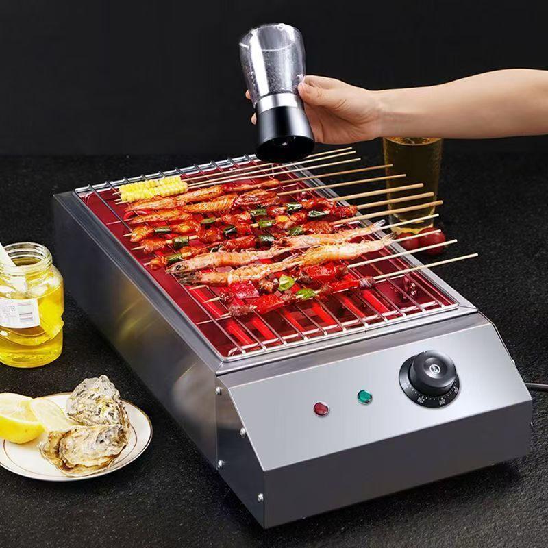 Bếp Nướng Điện Không Khói 2800W Đa Năng Nướng Thịt Xiên Hải Sản Đồ Ăn Nhanh