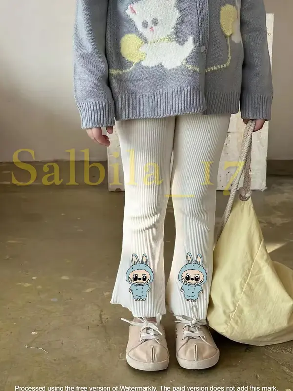 3 Pcs Celana Cutbray Karakter Anak perempuan Usia 1-10 Tahun Pakaian Bawahan Anak Perempuan 1