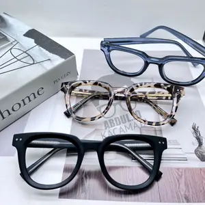 ( Buy 1 get 1) FRAME HARUKA kacamata kotak photo cromic blueray lensa bluecromic eyewer glasses biru kacamata pria Eyewear Photocromic