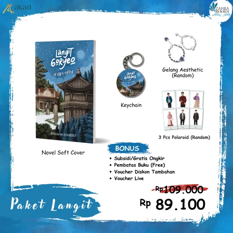 Novel Laut Tengah & Langit Goryeo By Berliana Kimberly ( LIMITED ) 2