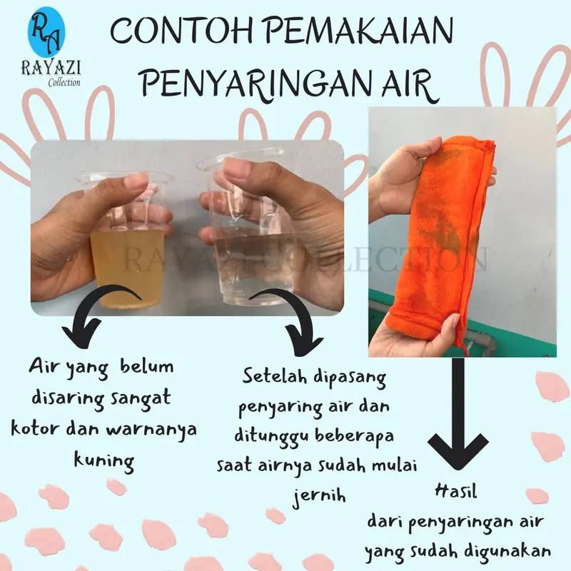 SARINGAN KERAN AIR KAIN FLANEL / FILTER BAG TERMURAH DAN EFEKTIF 2