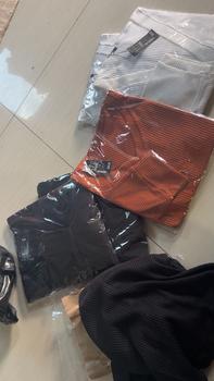 Product Review of Promo 2pcis Crop V Neck Lengan Panjang Wanita - Baju Knitwear Nyaman - Formal, Midi kemeja vest jumbo from R**n 0
