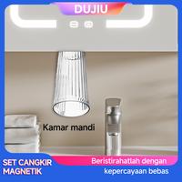 Gambar UTARA STUDIO Cangkir Magnetik Premium Grade A – Magnetik Kuat Tetap Stabil, Pemasangan Instan Tanpa Bor Tidak Merusak Dinding, Desain Transparan Estetis Mewah, Super Hemat Ruang Ultra Portabel, Universal Dapur/Kamar Mandi, Nyaman Maksimal Awet Abadi! - 4set dari Elite Mandi Set Kota Tangerang 4 Tokopedia