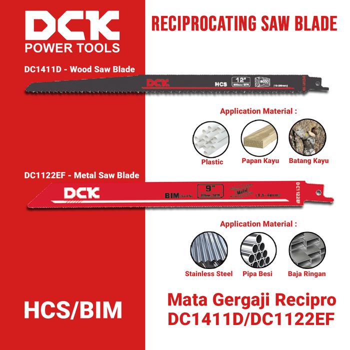 Gambar DCK Reciprocaring Saw Blade / Mata Gergaji Recipro DC1122EF / DC1411D dari DCK Power Tools Indonesia Kota Administrasi Jakarta Barat Tokopedia