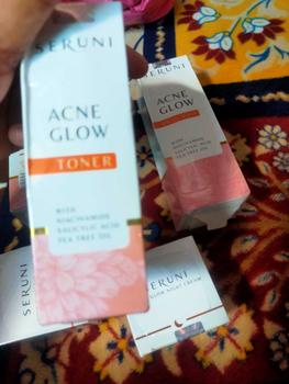 Product Review of Seruni – Paket Acne Glow With Toner – Membantu Menghilangkan Jerawat & Bekas Jerawat – [ 5 Pcs ] Berjerawat Extract from s**i N**h 3