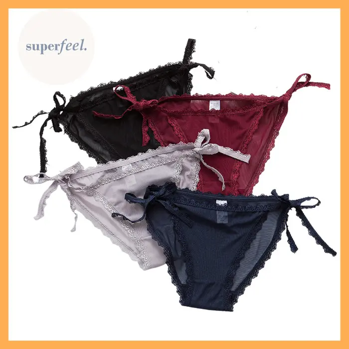 Celana Dalam Wanita Sexy Semi Lingerie Model Ikat Perempuan Lace 349 Terbaru