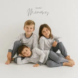 Keola - Keola Setelan Piyama Anak 4 - 11 Tahun Memories TAKO Series / Setelan Tidur Piyama Estetik, Lucu dan Nyaman Baju Tidur Anak Premium
