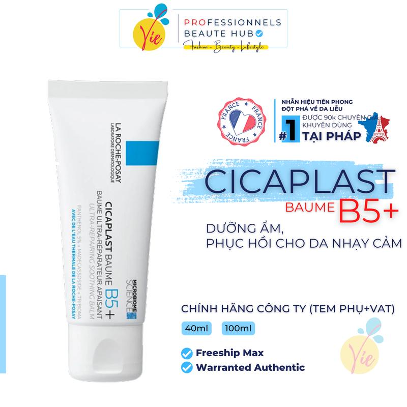 [CHÍNH HÃNG CÔNG TY] Kem dưỡng ẩm B5+ LA ROCHE-POSAY Cicaplast Baume B5+ Soothing Repairing Balm