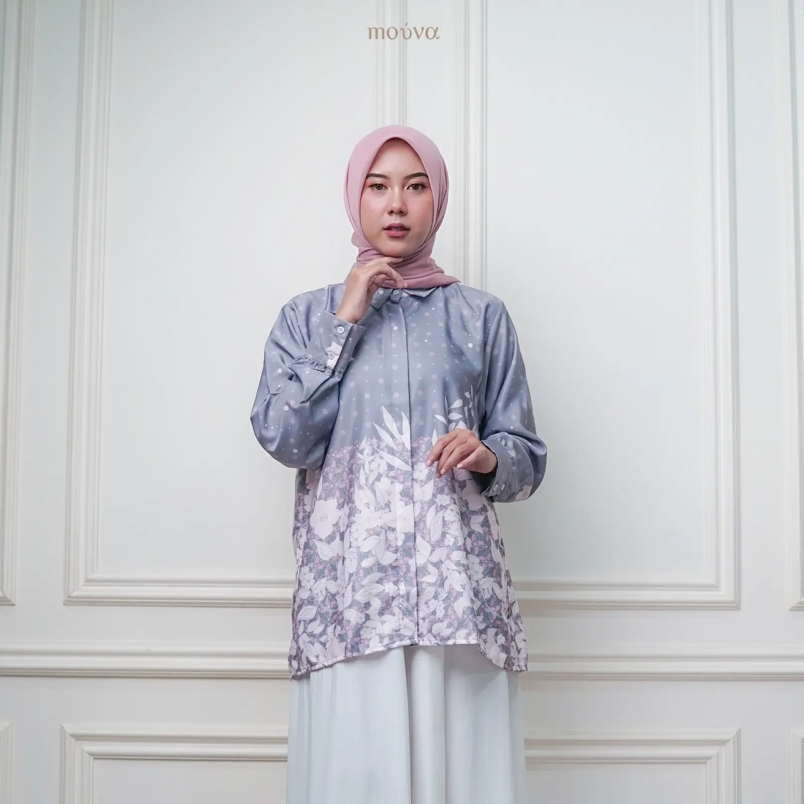 Mouva - Geah Blouse Wanita Kemeja Dewasa