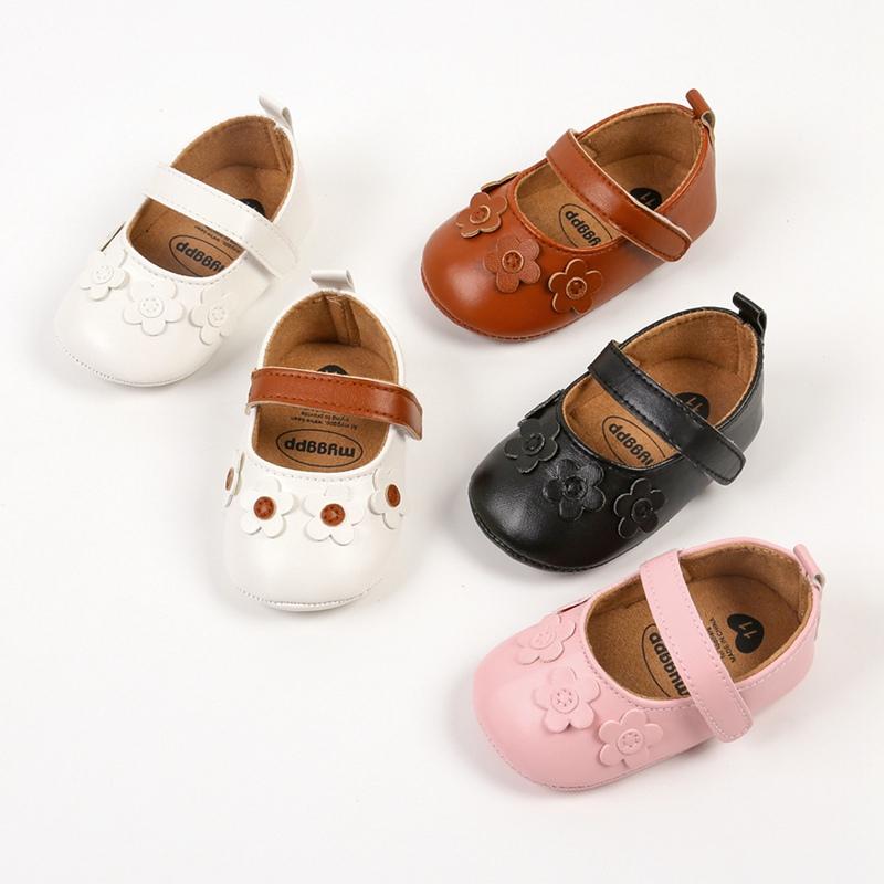 Product Introduction of Toddler Walking Flat Shoes Baby Girl Shoes PU Leather Crib Shoes Toddler Girls Shoes for Summer Princess Shoes 22