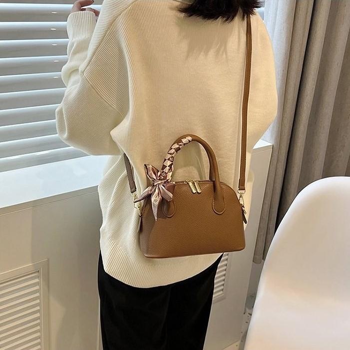 TOMHER Hanni Alma Bag - (BONUS SCARF) Tas Selempang Tas Mini Tas Wanita Tas Kuliah Tas Kerja Tas Kantor
