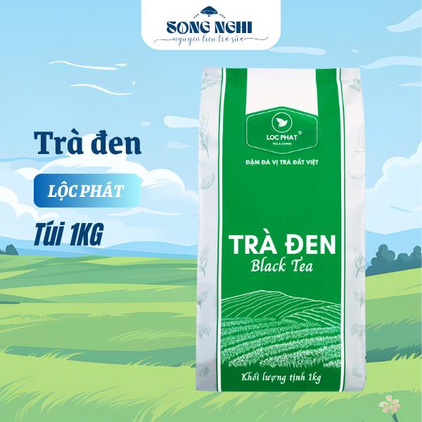  Trà Đen Lộc Phát túi 1KG - nguyên liệu trà sữa chất lượng cao - nguyen lieu tra sua song nghi 