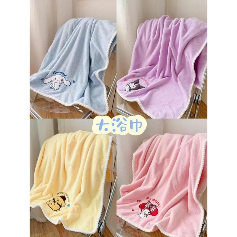 Handuk Karakter Handuk Mandi Handuk Wajah Handuk Kepala 70x140cm 35x75cm Bahan Microfiber 1