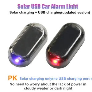 Kebedemm Car Signal Led Light Security System Warning Theft Flash