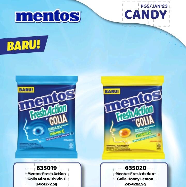 Mentos Golia Isi 42x2,5g - Permen Mint Cemilan 2