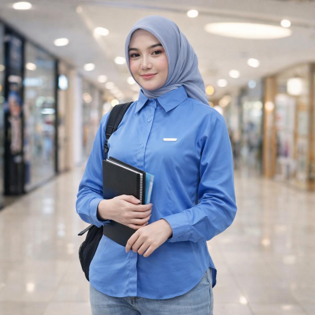 Bilals Picasso - Kemeja Wanita Katun Toyobo Atasan Casual Bahan Premium Bilals Picasso - Kemeja Wanita Katun Toyobo Atasan Casual Bahan Premium