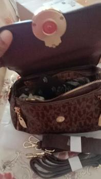 Product Review of Denifor C113  Luxury Bag Women's Bags Wording Design Brown Pvc Zipper sling bag  women beg silang  besar from V**i A**h 3