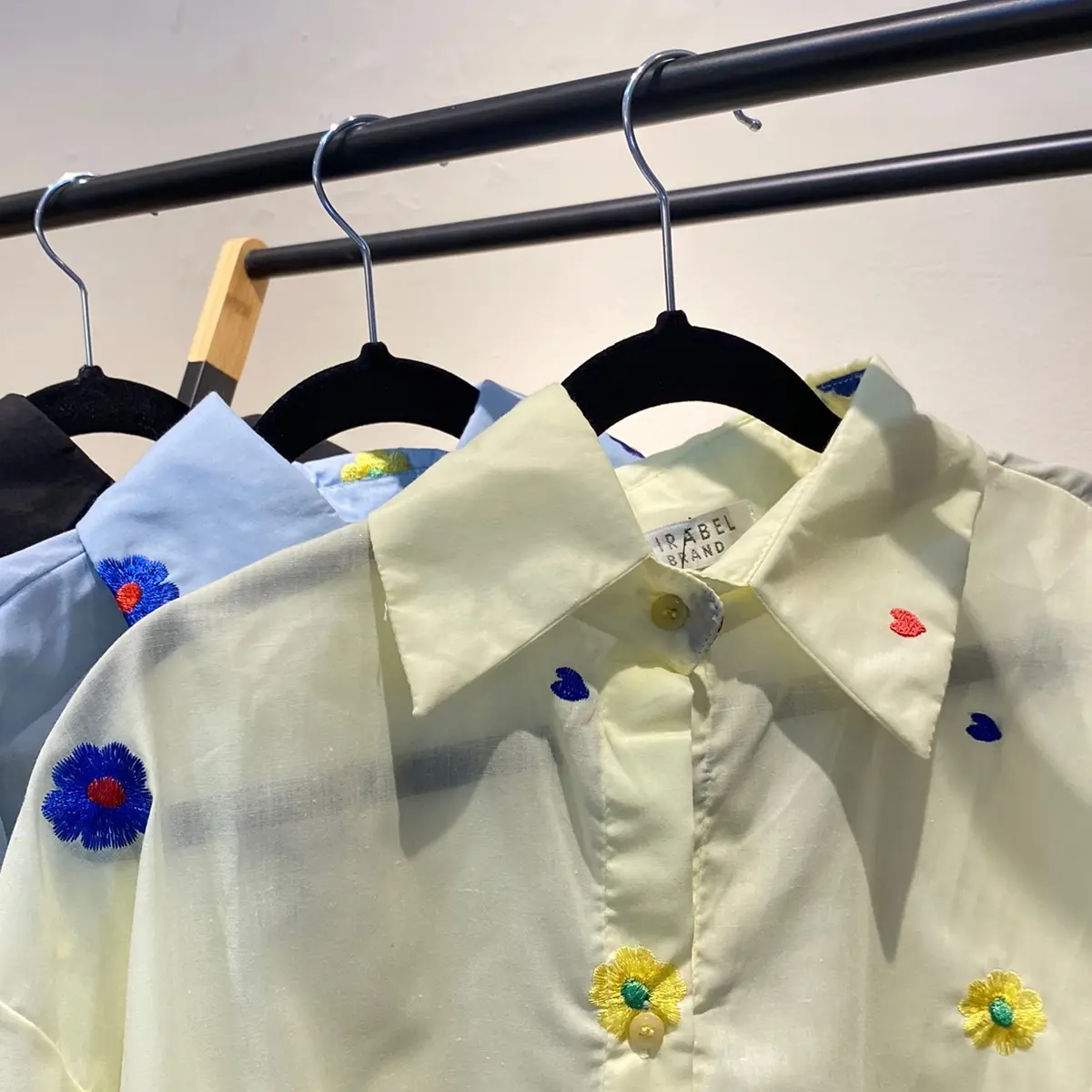 Kemeja Motif Bunga PREMIUM kode KJM untuk Wanita - Atasan