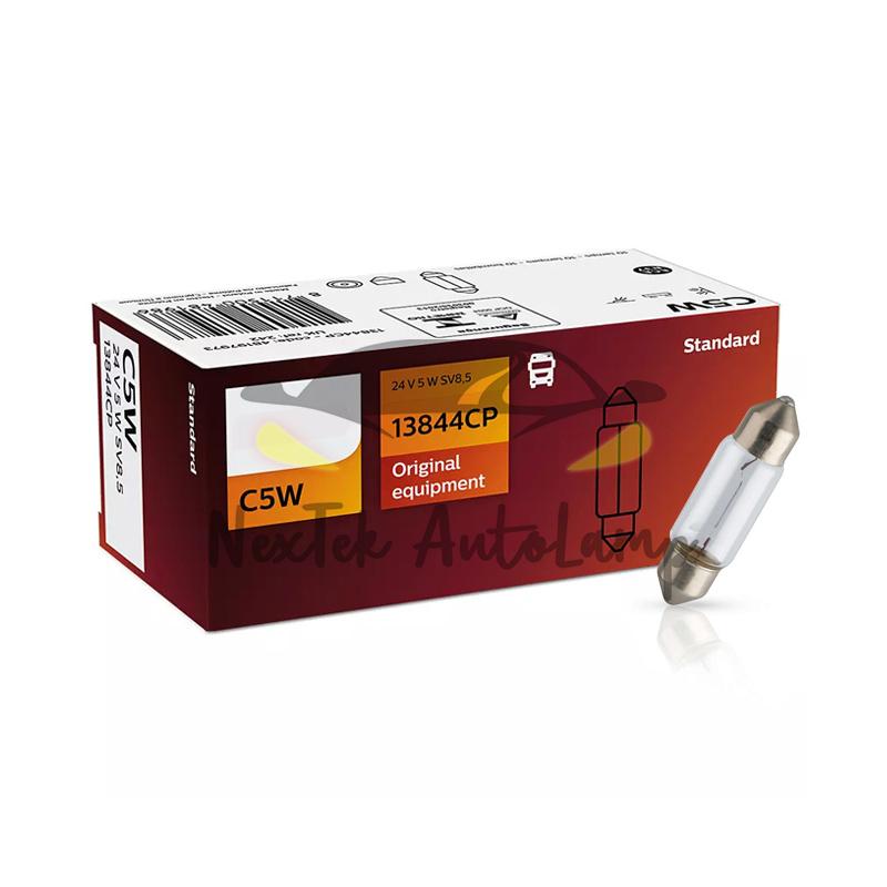 Product Introduction of For Philips T10 S25 T2W T4W T5 R5W R10W C5W 24V Standard Halogen Lamp Original Truck Signal Turn Bulb (1 Bulb) 13