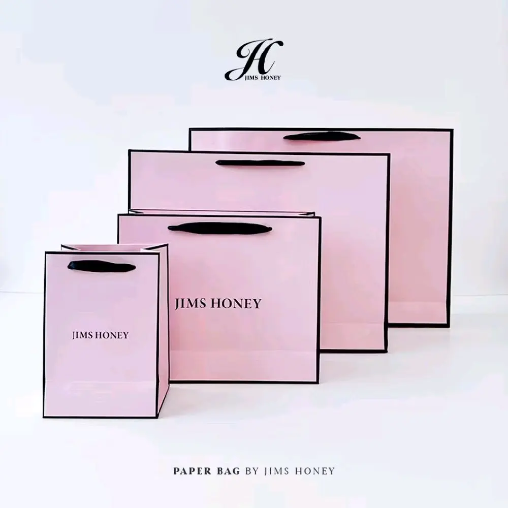 JIMS HONEY - Paper Bag Pink S M L XL