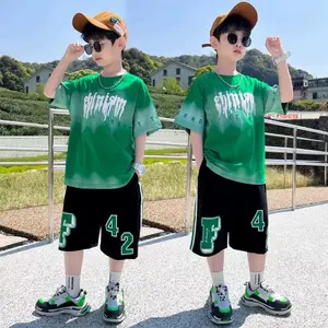 Setelan Pakaian Baju Kaos Anak Laki-Laki F42 Terbaru Size M-L-XL - Fashion