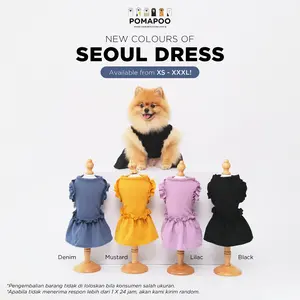 POMAPOO - Baju Kucing dan Baju Anjing Seoul Dress