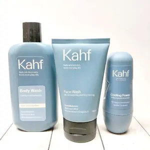 PAKET KAHF BODY WASH+FACE WASH+ROLL ON | PERAWAT TUBUH DAN WAJAH KAHF BPOM Soap Pencerah