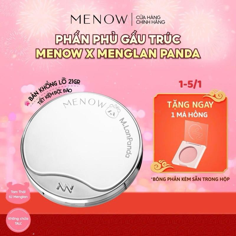   MENOW  Phấn phủ gấu trúc khổng lồ MENOW x MENGLAN PANDA Velvet Mist Complexion  MEO  